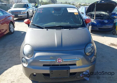 2013 Fiat 500E Battery Electric from USA, damaged, VIN 3C3CFFGEXDT744380